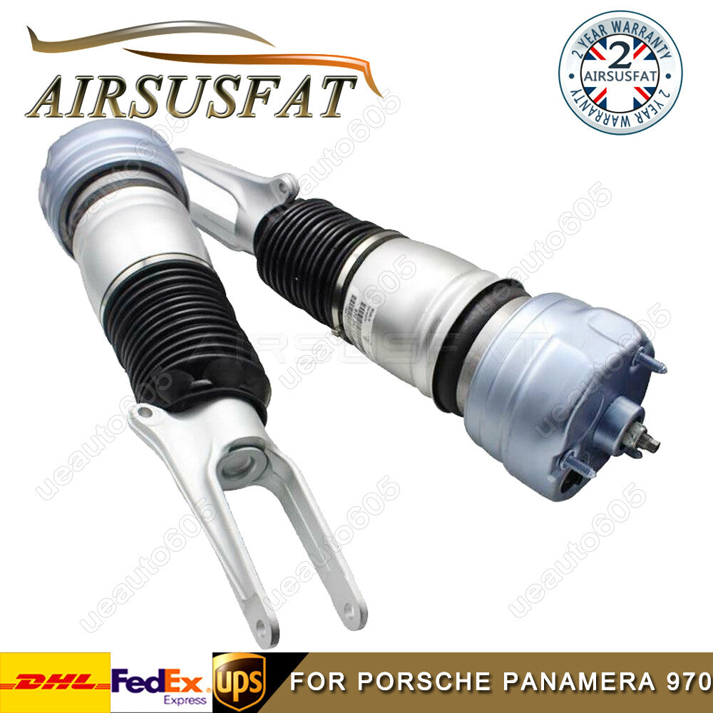 Pair Front Air Suspension Shock Absorber for Porsche for Panamera W/sensor 970 10-15