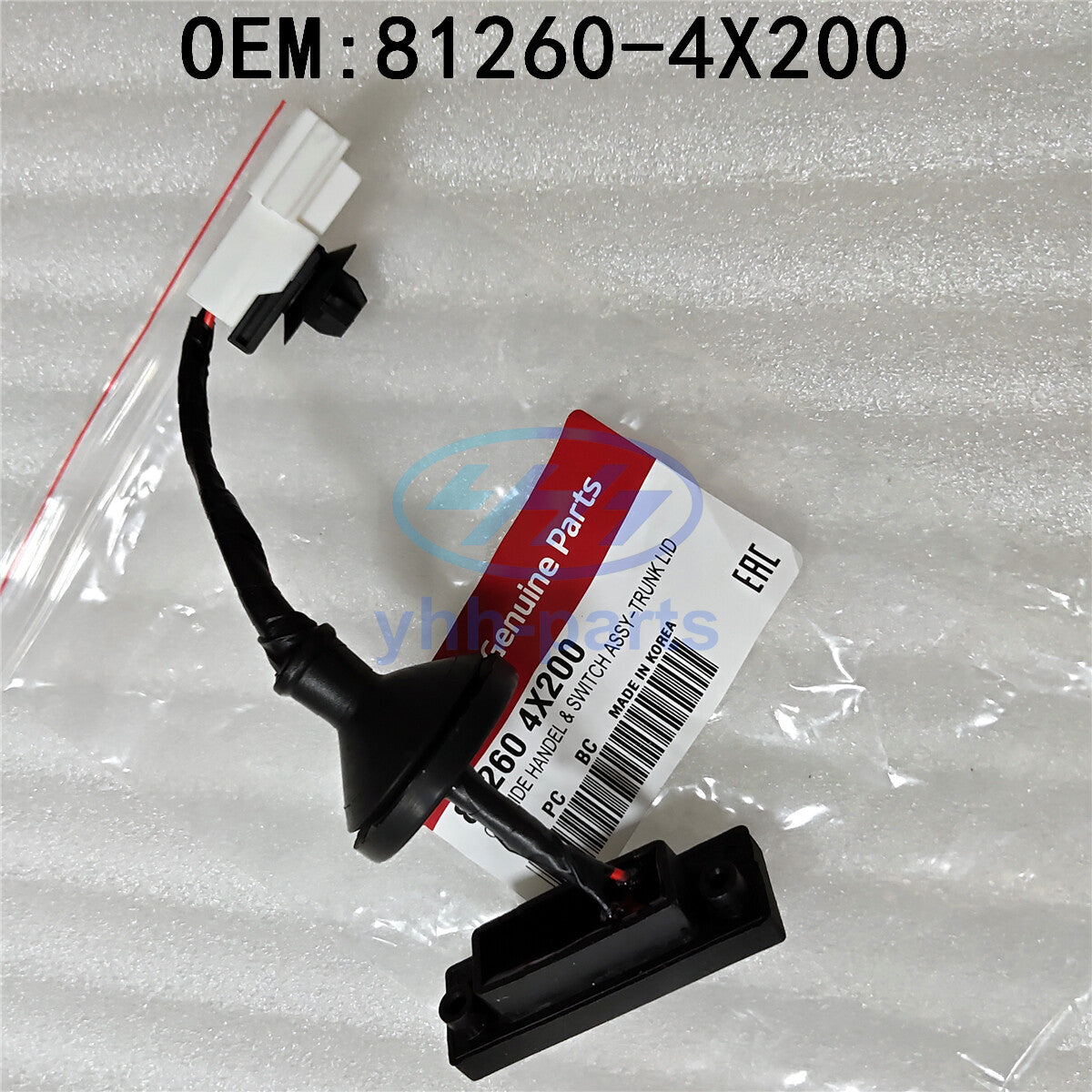 81260-4X200 Rear Trunk Lid Lock Release Handle for Kia Rio 2012-2017