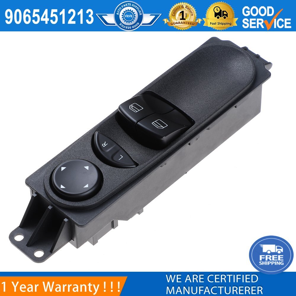 9065451213 Driver's window switch for Mercedes-Benz Sprinter 2500 3500 driver's side