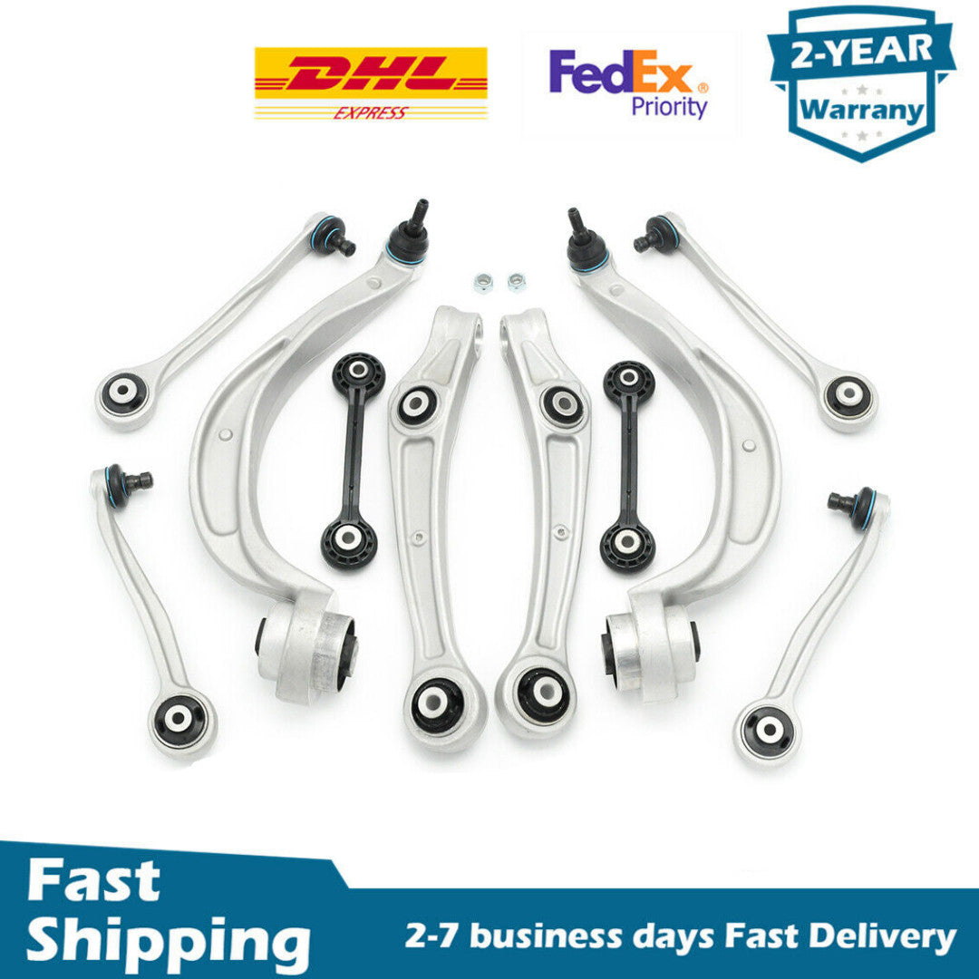 10x Front Upper Lower Control Arms Set for Audi A4 A5 Quattro S5 Q5 2008-2010