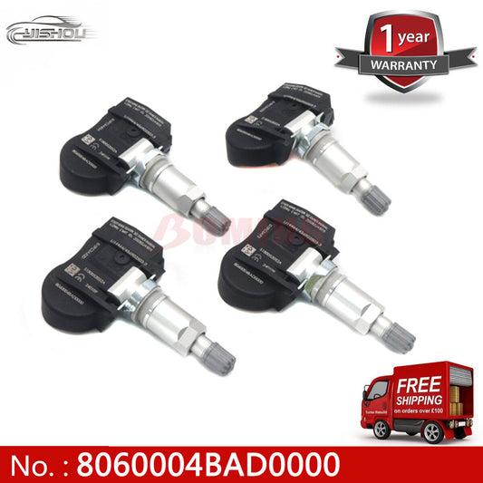 4-piece 8060004BAD0000 Tire Pressure Monitoring System (TPMS) Sensors for Trumpchi GA3 - new