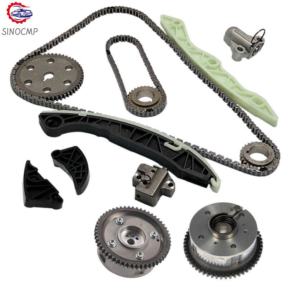G4KC Timing Chain Kit Camshaft VVT Gear fit 2.4L 06-15 for Hyundai for Kia Sonata Optima