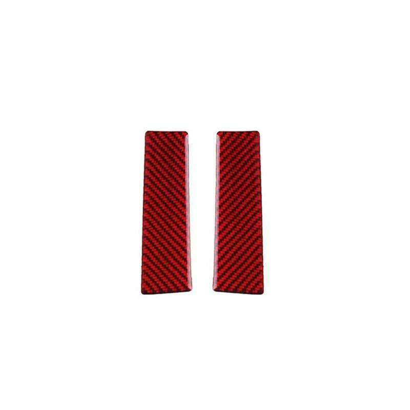 for Ford for Mustang for Shelby 2015-2022 Red Carbon Fiber Console Navigation Side Cover
