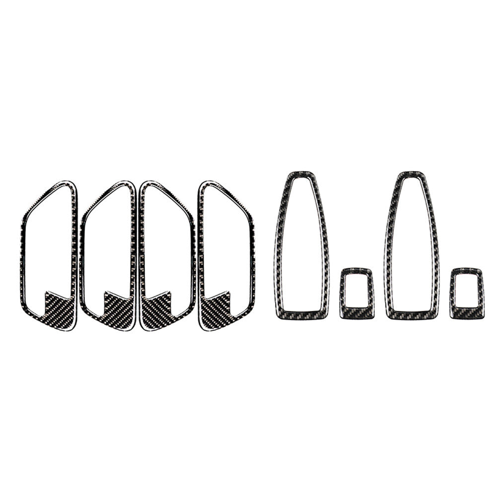 8Pcs Door Panel Interior Trim Decoration for BMW 3 Series F30 GT F34 2013-2019