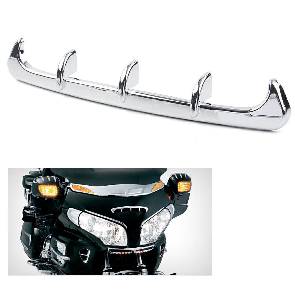 for Honda Goldwing GL1800 2001-2011 Fairing ABS Chrome Scoop Air Vent Duct Trim