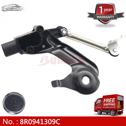The new 8R0941309C left rear height sensor is suitable for Audi A6, A6, Q5, RS7, S6, S7, and SQ5.
