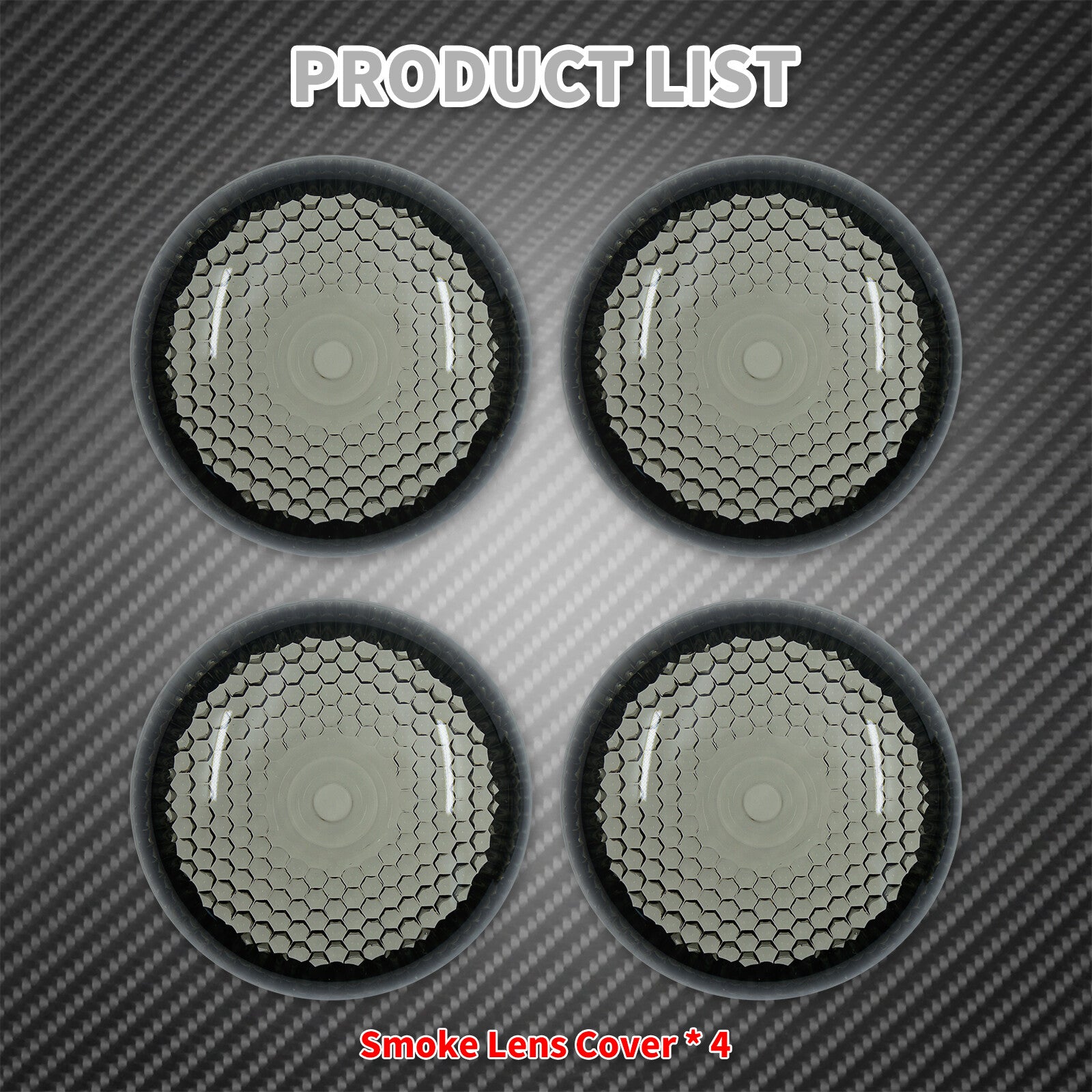 4 Smoke Bullet Turn Signals Light Lens Cover Fit for Harley Dyna Softail Touring