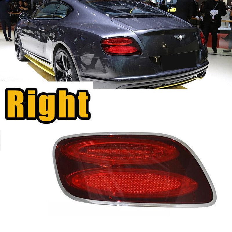 Right-side smoked black taillight assembly for Bentley GT 2012 - 2017