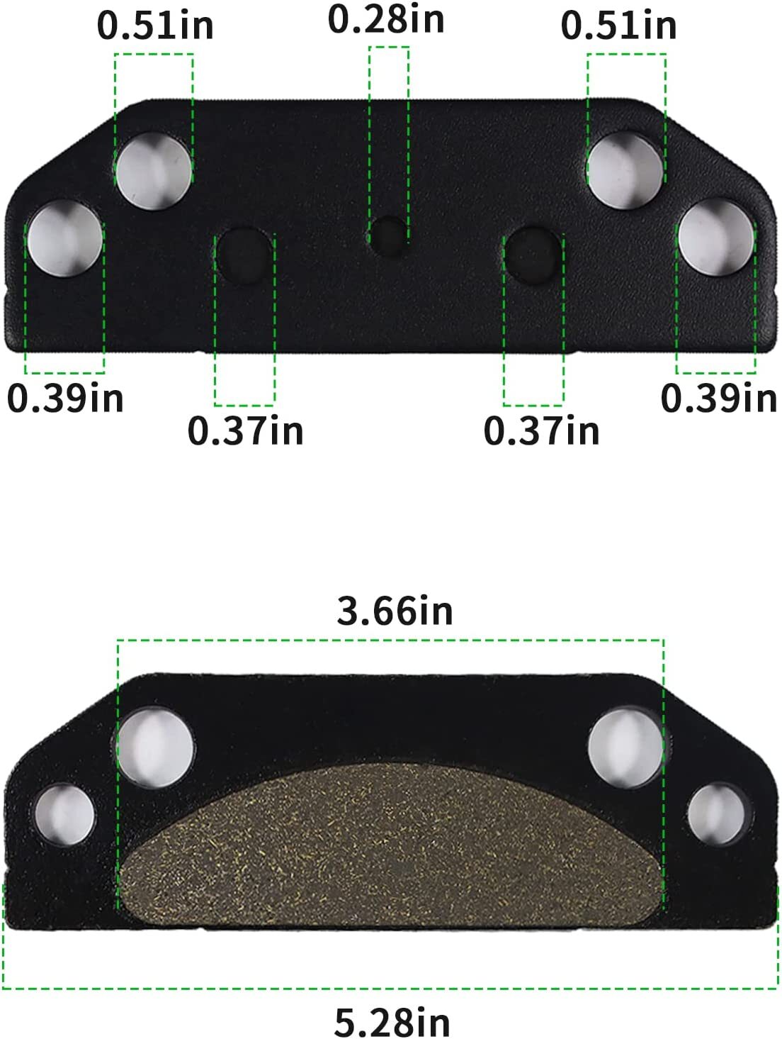 2203147 Parking Brake Pads for Polaris Ranger 500 700 800 900 Crew Ranger XP 700