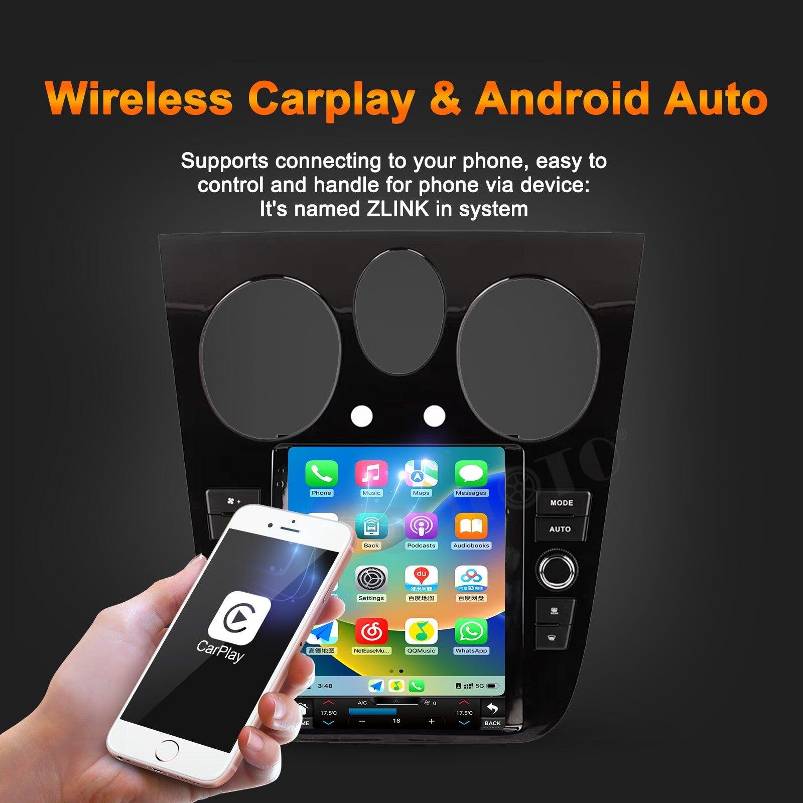 for Bentley for Bentayga 2016-2021 for Tesla Car Radio 2Din Stereo Receiver GPS Navi