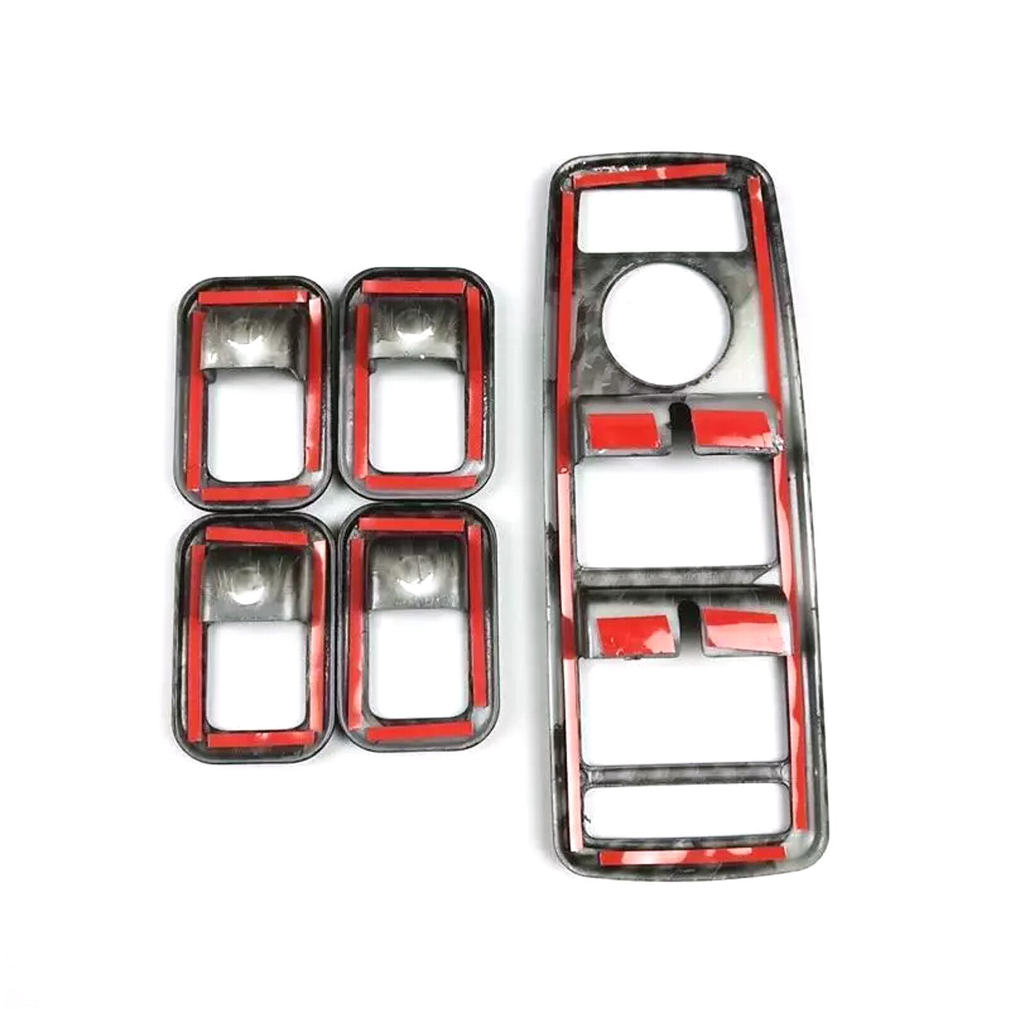 Carbon fiber window switch panel cover trim for Mercedes W246 W204 W212 W166