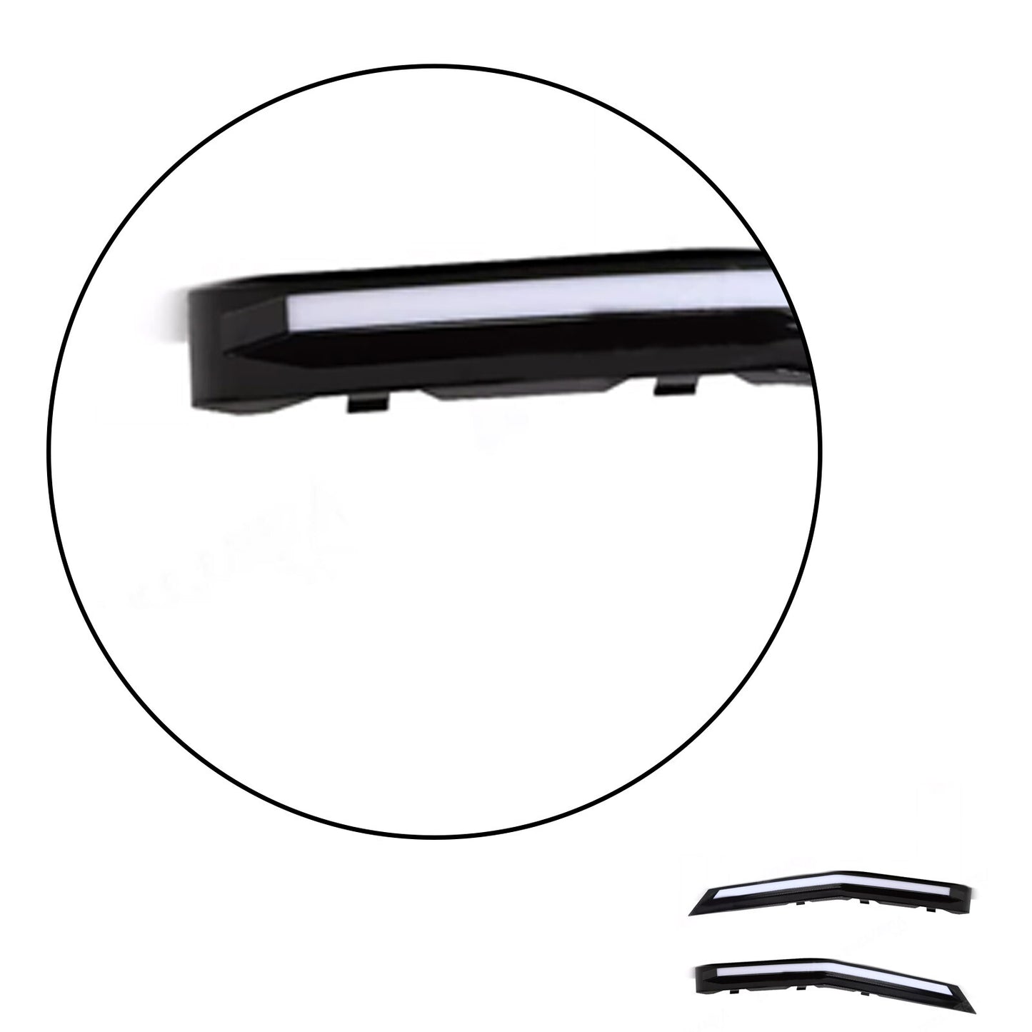 for Toyota for Camry 2025 LED Grille Fog Lamp Daytime Running Light DRL w/ Turn