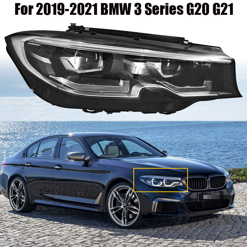 LED Headlight AFS 340i 330i Right Passenger For 2019-2021 for BMW 3 Series G20 G21