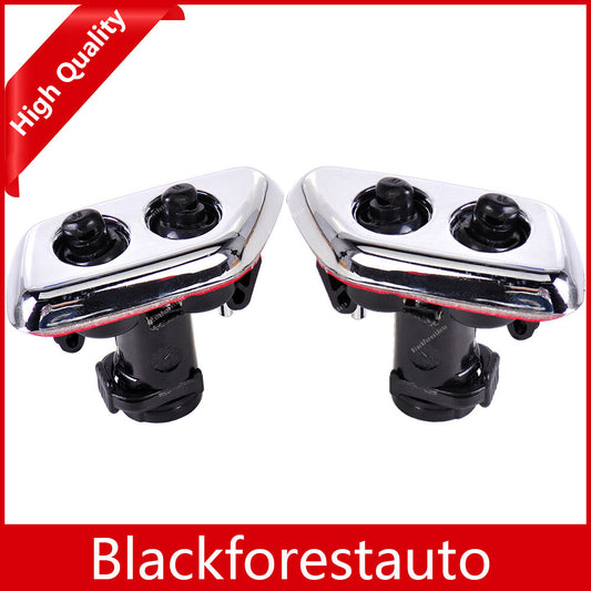 2Pcs Fits for Chrysler 300c 2005 2006 2007 Front Headlight Washer Nozzle Jet Sprayer