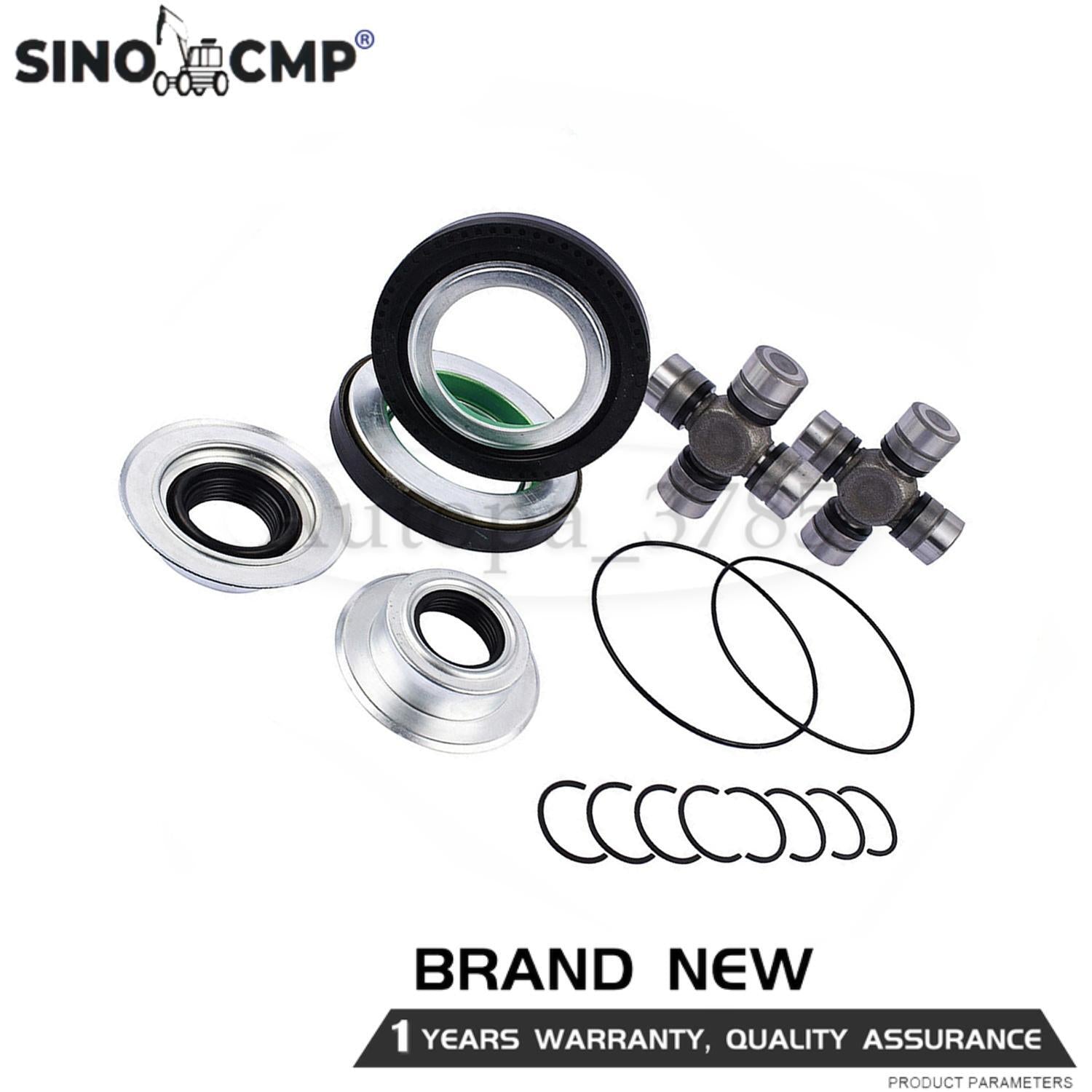 Front Axle Seal  Greaseable U Joint Kit for Ford F250 F350 Super Duty 2005-14