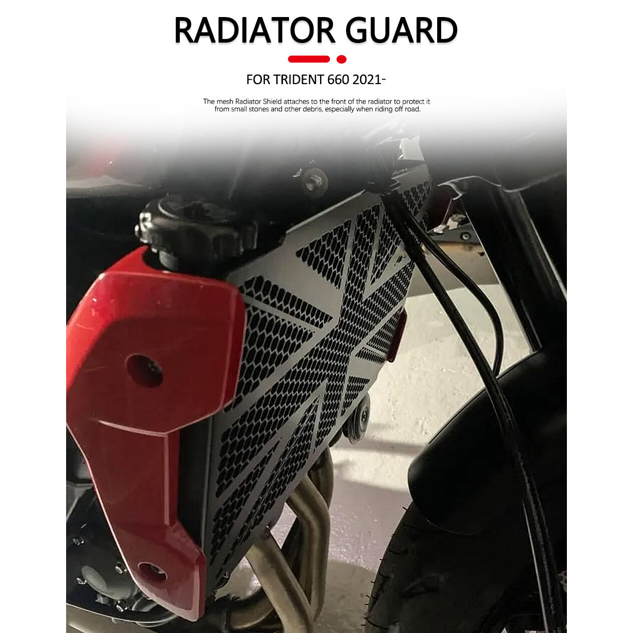 Motorcycle Radiator Grille Guard Water Tank Net Guard For TRIDENT 660 2021-2022