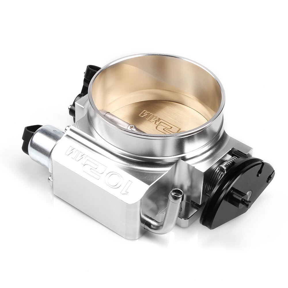 Silver 102mm Throttle Body+TPS IAC Sensor for General LS1 LS2 LS6 LS3 LS LS7 LSX