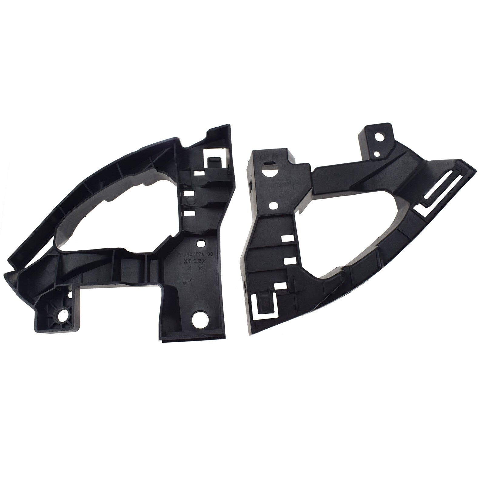 Pair Front LH RH Bumper Headlight Support Bracket 71190T7A000 For HR-V HRV 16-18