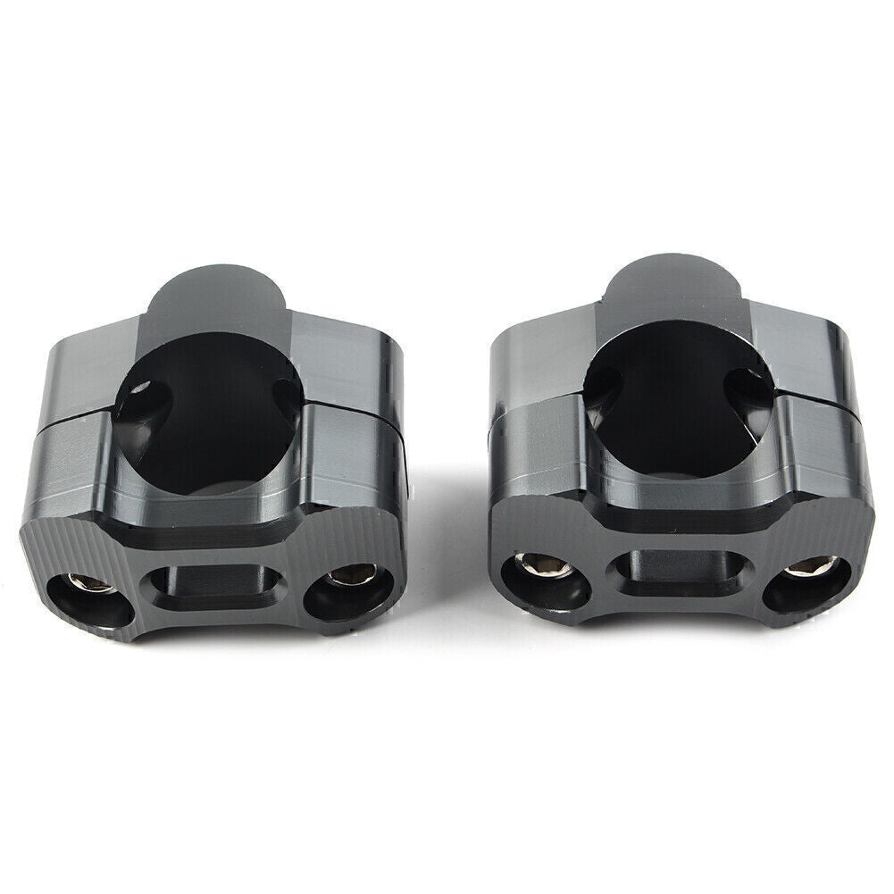 Handlebar Clamps Mount Bar Risers Adapter 7/8-1 1/8 Fit Dirt Bike