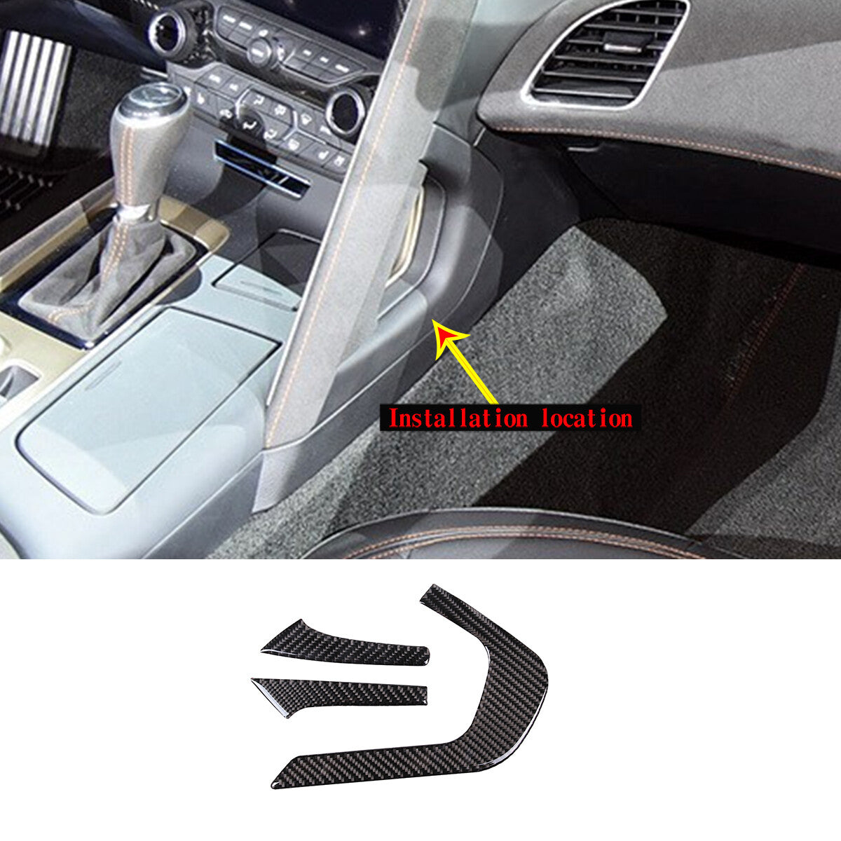 Blue aluminum alloy rearview mirror adjuster and volume cutter suitable for Toyota Tacoma 16-19