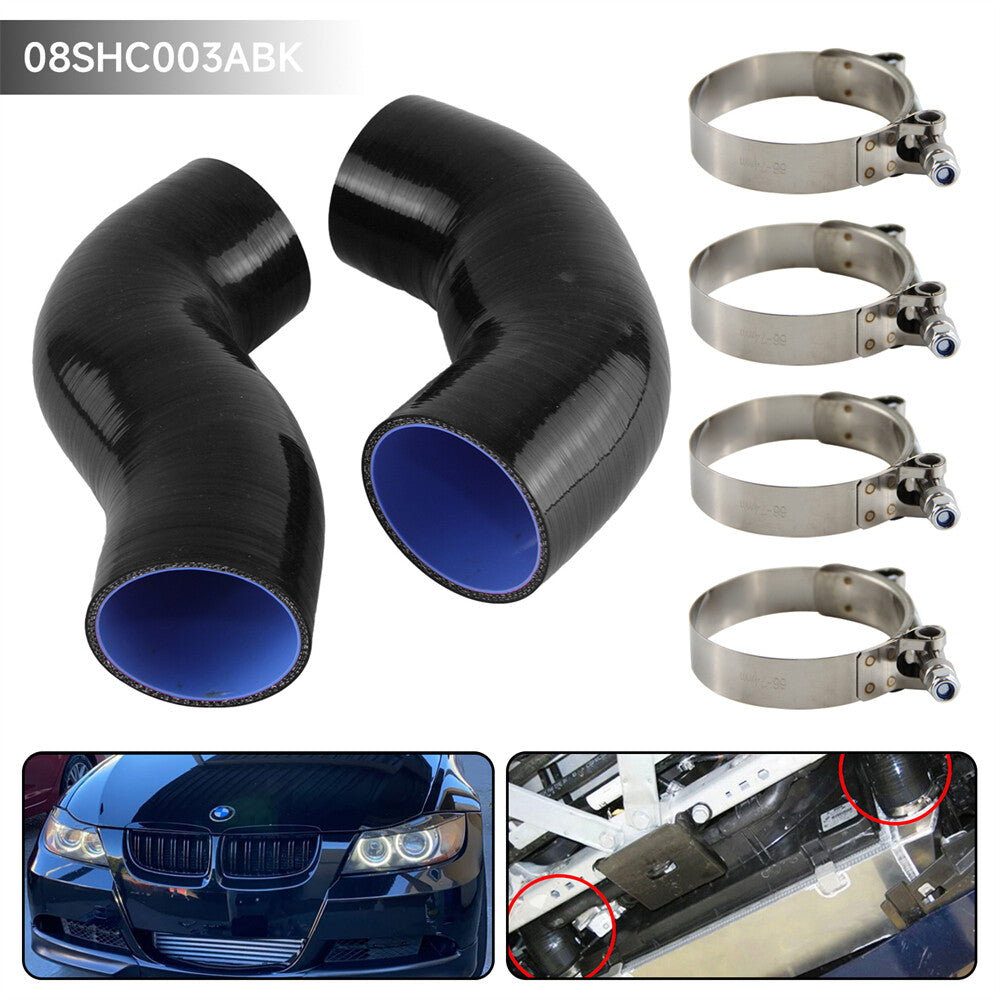Turbo hose Silicone Hose for BMW 135i E82 E88 335 335i E90 E92 E93 N54 Black