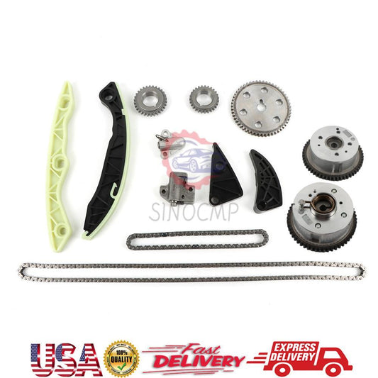 G4KC Timing Chain Kit  VVT Gears for Hyundai for Kia Rondo Sonata Optima DOHC 2.4L