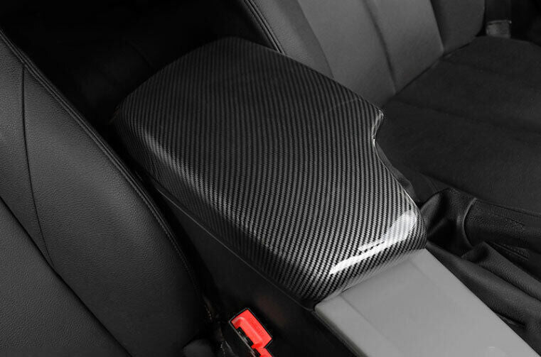 for BMW 3 4 Series GT 2014-18 Carbon Fiber Middle Console Armrest Box Cover Trim
