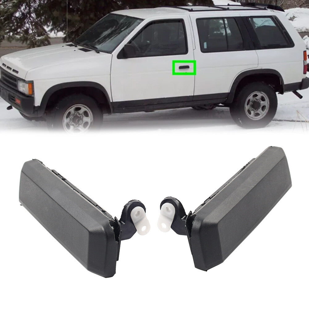 Black Exterior Front Left  Right Door Handle for Nissan D21 86-94 Pickup 95-97