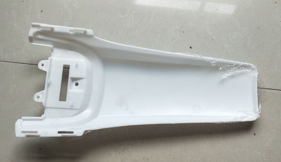 aftermarket White Plastics Longer Rear Fender for Honda CRF50 XR50 bikes SSR DHZ