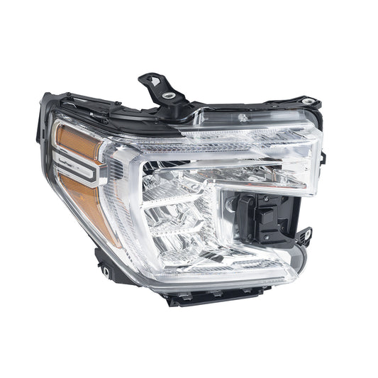 LED headlights for the right passenger side of 2019, 2020, and 2021 for GMC for Sierra 1500 (model number 84772474)