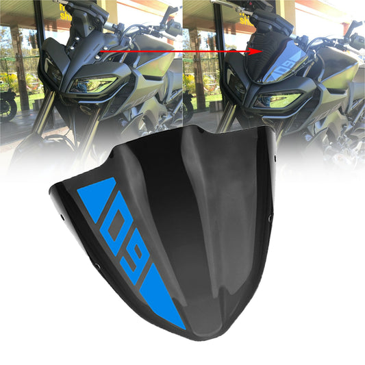 Rectifying windshield/windshield panel suitable for Yamaha MT09, FZ09, MT-09 17-2020