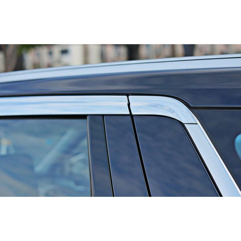 for Hyundai Palisade 2020-22 Chrome Window Vent Visor Sun Rain Deflector Guard6