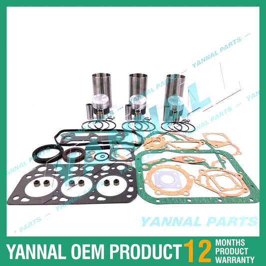 K3D Overhaul and Rebuild Kit with Engine Gasket for Mitsubishi Engines
