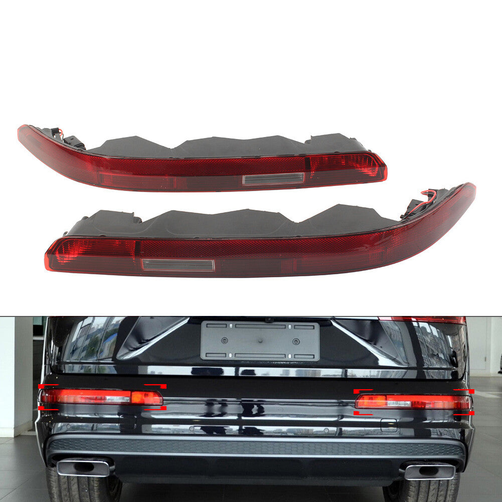 Rear Bumper Lower Taillight With 5 Bulbs for Audi Q7 US Version 16-23 18
