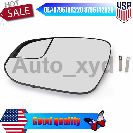 879610R220 8796142D20 Left blind spot heated mirror glass for Toyota Rav4 13-18