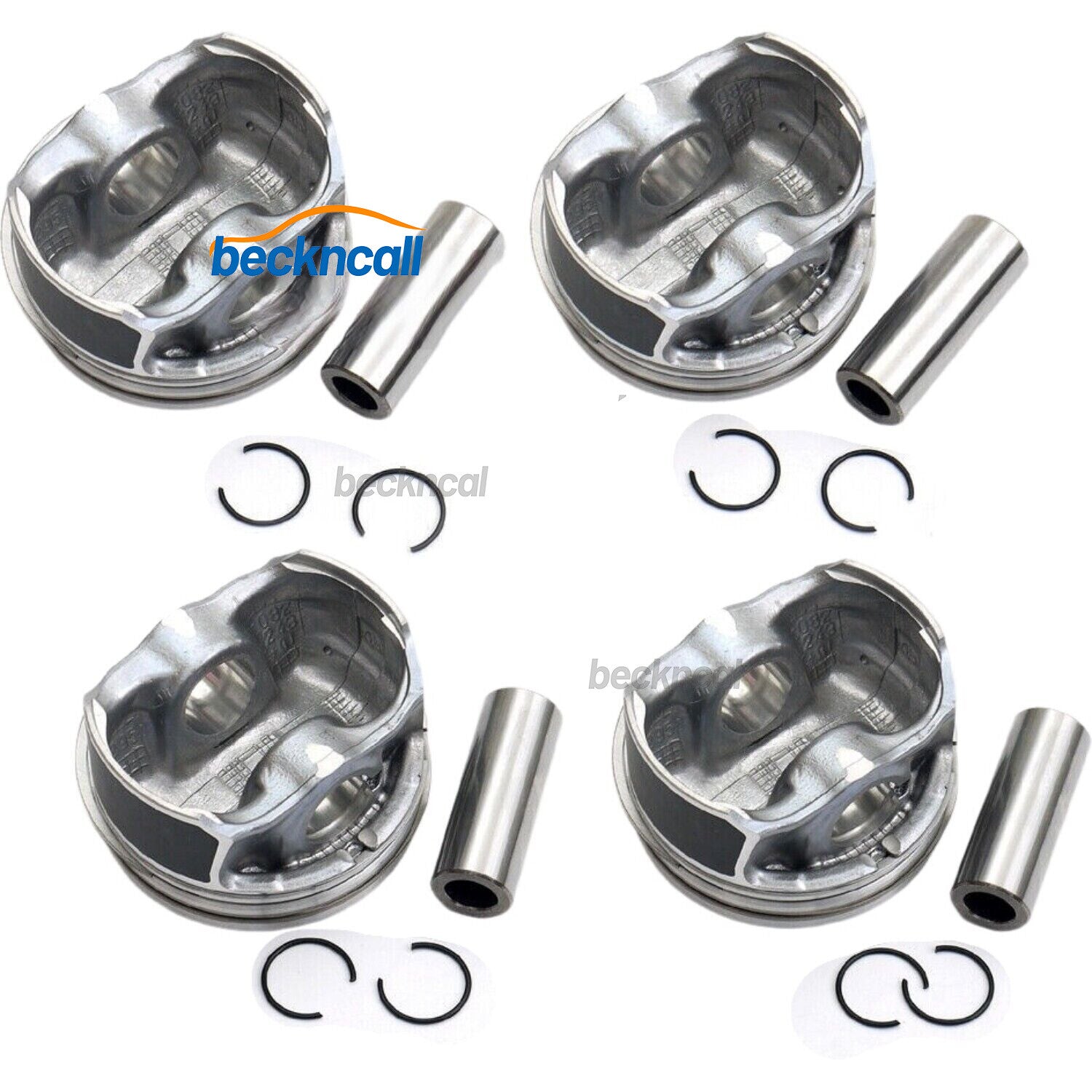 4x Pistons  Rings 06D107066L For 2.0TFSI for Audi S3 TTS Quattro for VW for Golf R for Seat