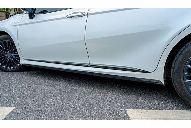 for Toyota for Camry 2018-2023 Black Steel Side Door Body Guard Molding Cover Decor
