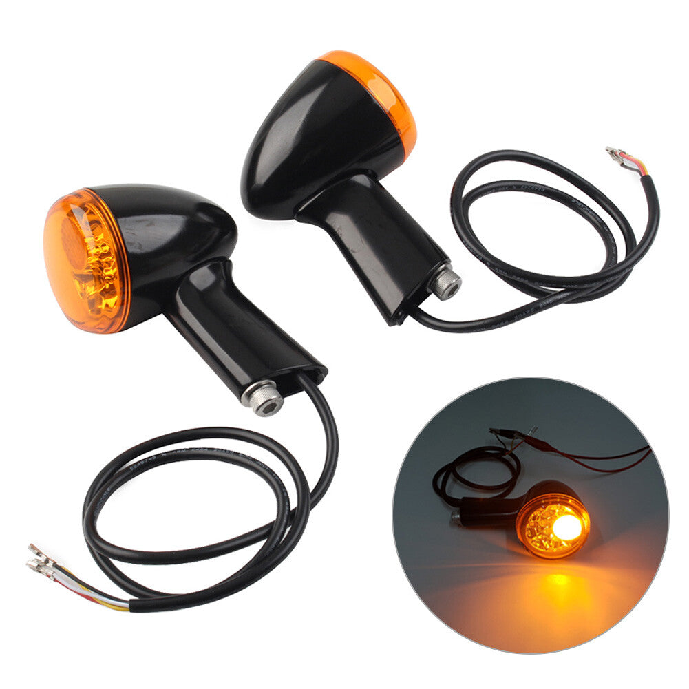 2¢ª LED Blinker hint for Harley Sportster XL 883 1200 1992-2022 Gelb