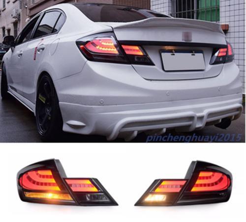 Dynamic signal pairs for smoked LED taillights/rear lights on 2014-2015 for Honda for Civic .