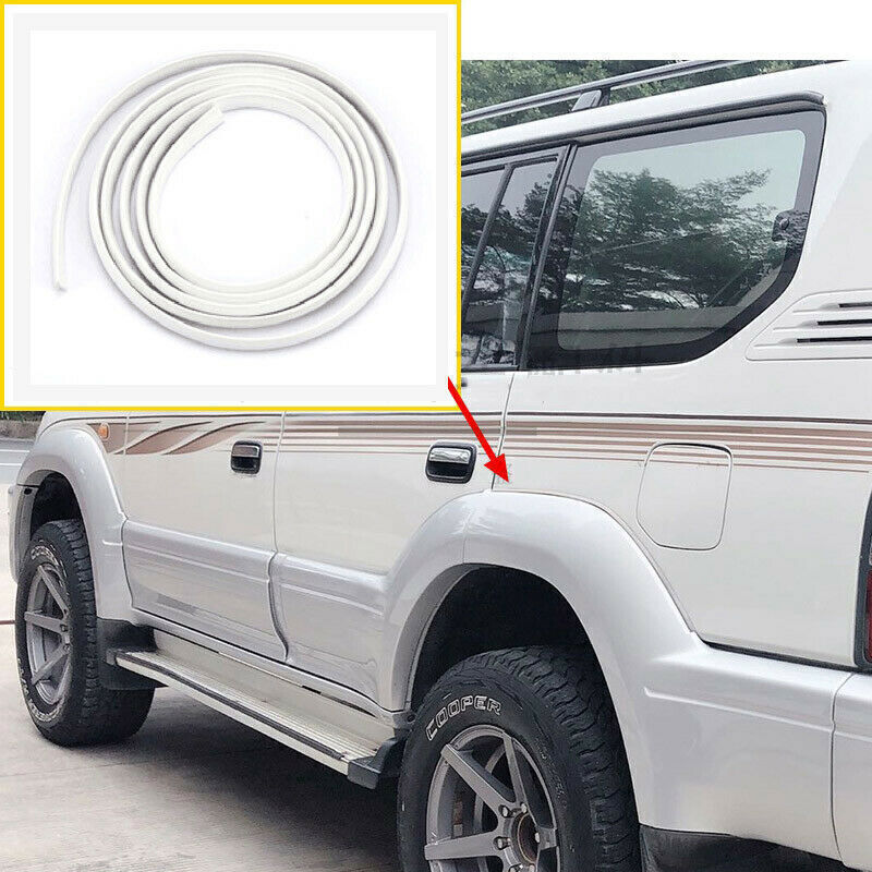 1.5M for Land Cruiser 80 4500 1991-97 Car Fender Flare Wheel Arches Lining White