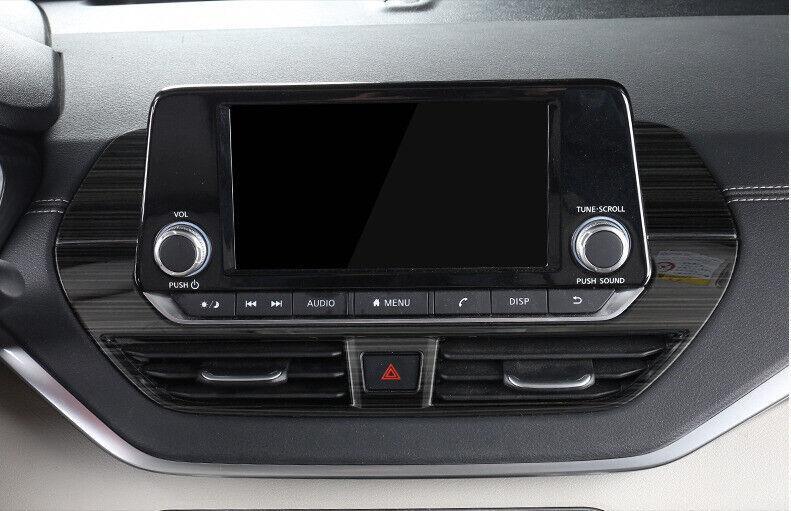 for Nissan Altima 2019-2023 Black Titanium Center Console Air Outlet Vent Trim