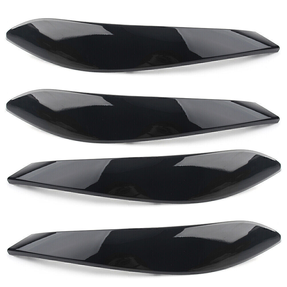 4Pcs Inner Door Handle Panel Cover Trim for BMW 3 4 Series 3GT Glossy Black