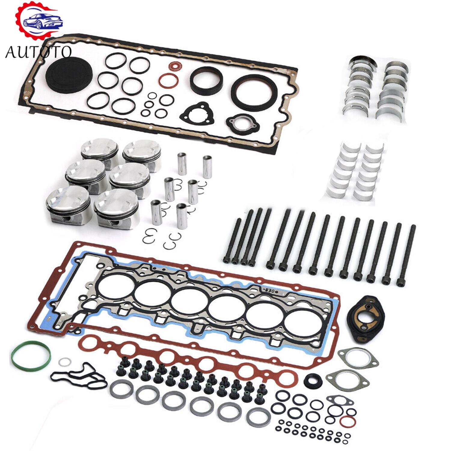 Engine Overhaul Rebuilding Gaskets Kit For 3.0L for BMW 125i 530i E60 E82 E88 N52B30