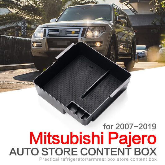 Car Armrest Storage Box for Mitsubishi PAJERO V93 V97 V98 2007-2019 Console Tray