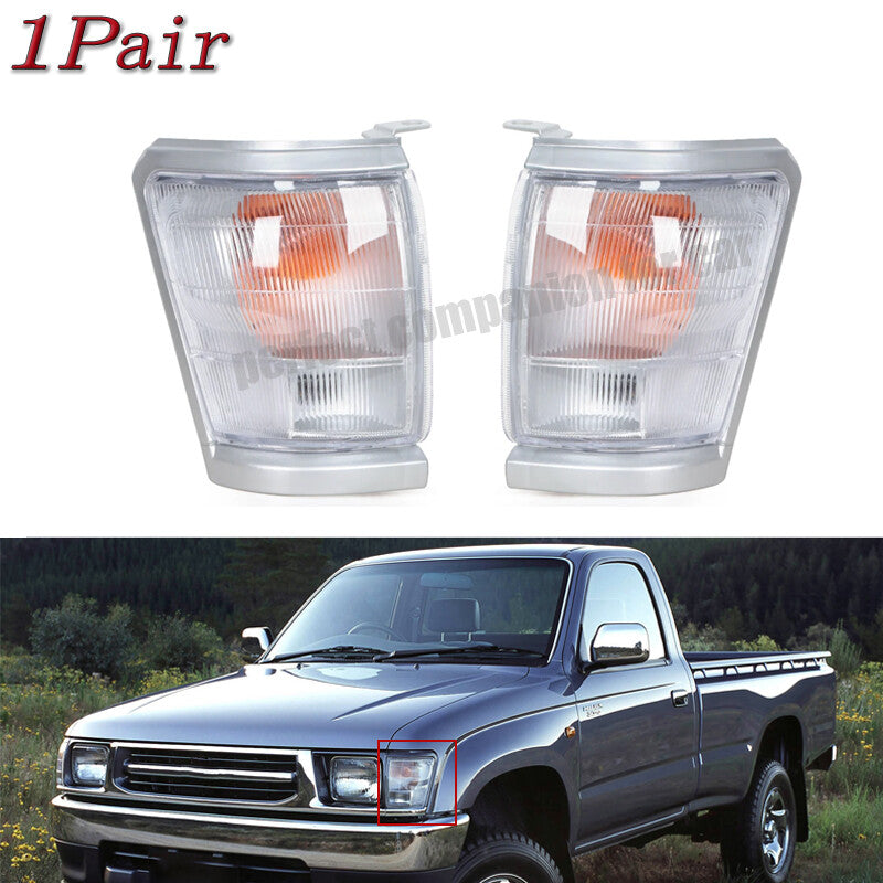 Wide-angle turn signal lights and side marker lights are suitable for Toyota Hilux 1997-2001