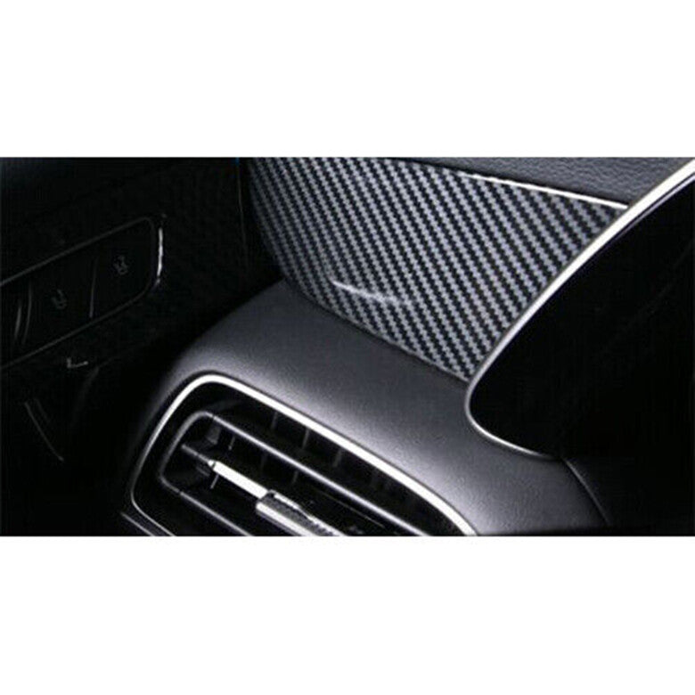 for Hyundai Palisade 2020-2024 Carbon Fiber Center Dashboard Console Stripe Trim