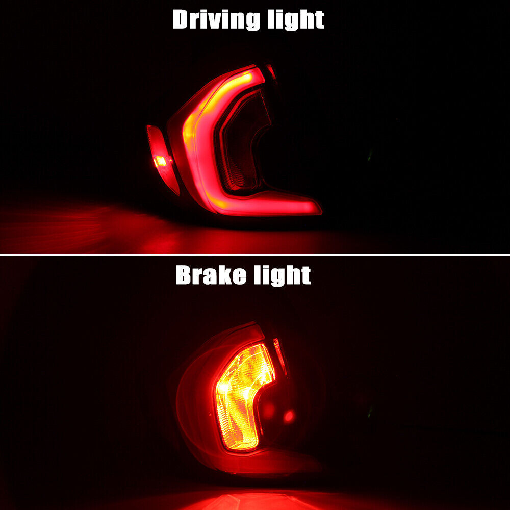 Left-hand drive taillights applicable to 2018-2021 for GMC terrain-adaptive rear brake stop taillights.