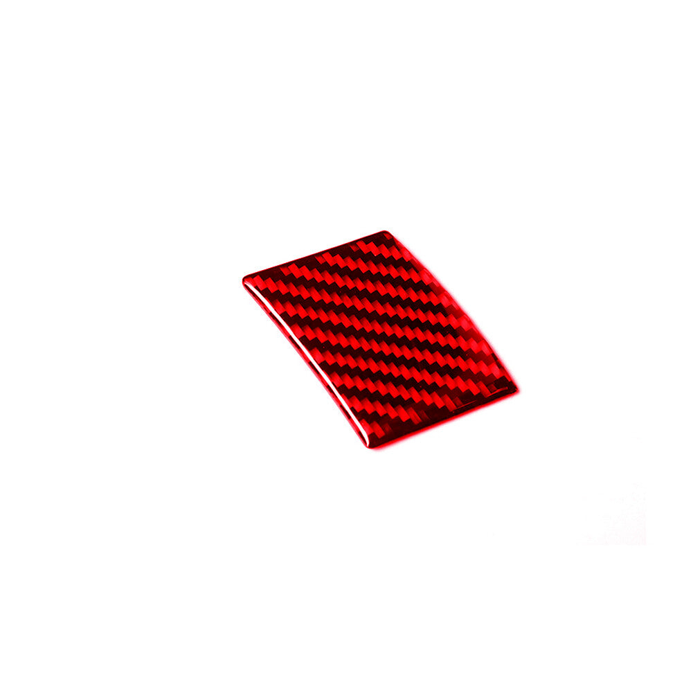 2x Red Carbon Fiber for Co -pilot Strip Cover Trim for BMW 6 Series F12 F13 2011-2018