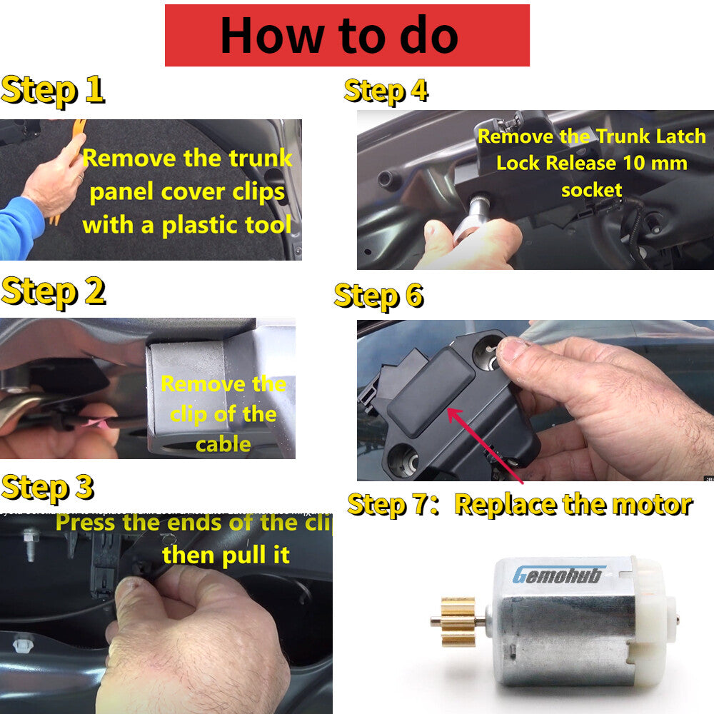 New Power Trunk Lock Latch motor for 1996-2003 for Renault Megane MK1 Classic Saloon
