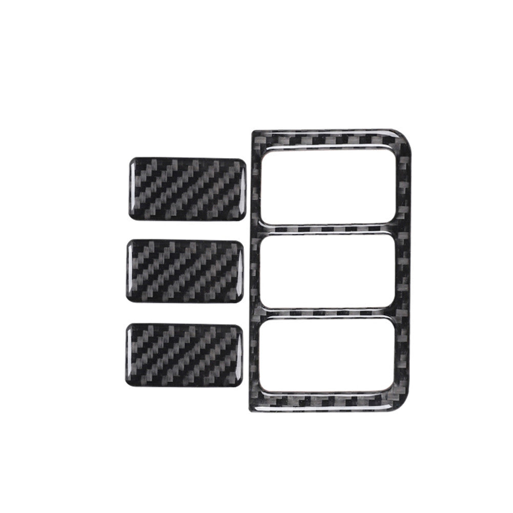 Carbon Fiber Sunroof Control Panel Trim Cover for Honda Accord Sedan 2003-2007